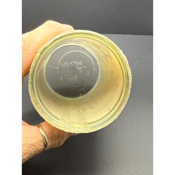 Vintage Sugar Frosted Jar Candle Holder Hummel girl kissing boy - Picture 5 of 6